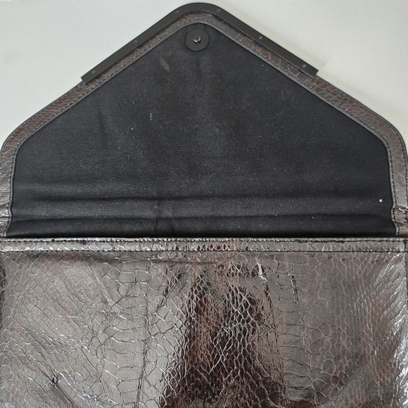 BCBGeneration Faux snakeskin Envelope Clutch - Picture 5 of 10